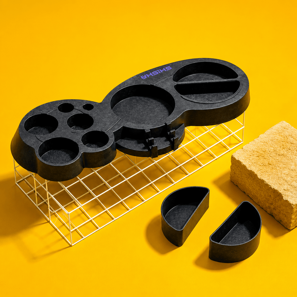 Shishaglass Multifunctional Biodegradable Rolling Tray | Shisha Glass