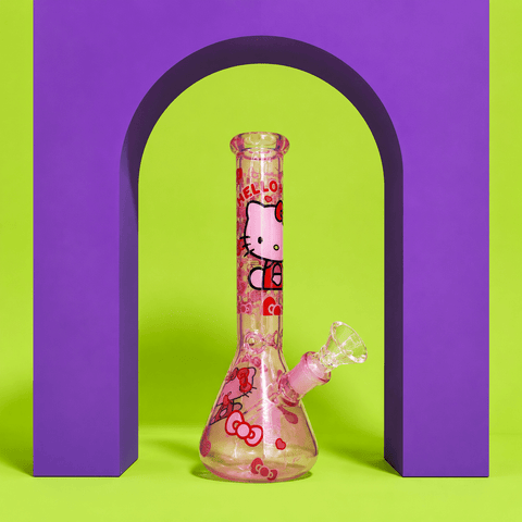 Shishaglass Pink Kitty Shisha Pipe 26cm | Shisha Glass