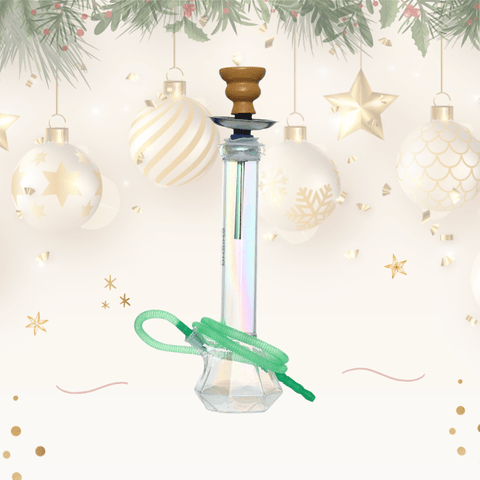 Shishaglass Shiny Diamond Shisha Pipe Vase 35cm | Shisha Glass