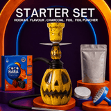 Shishaglass SS18 Pumpkin LED Complete Hookah Starter Set | Shisha Glass