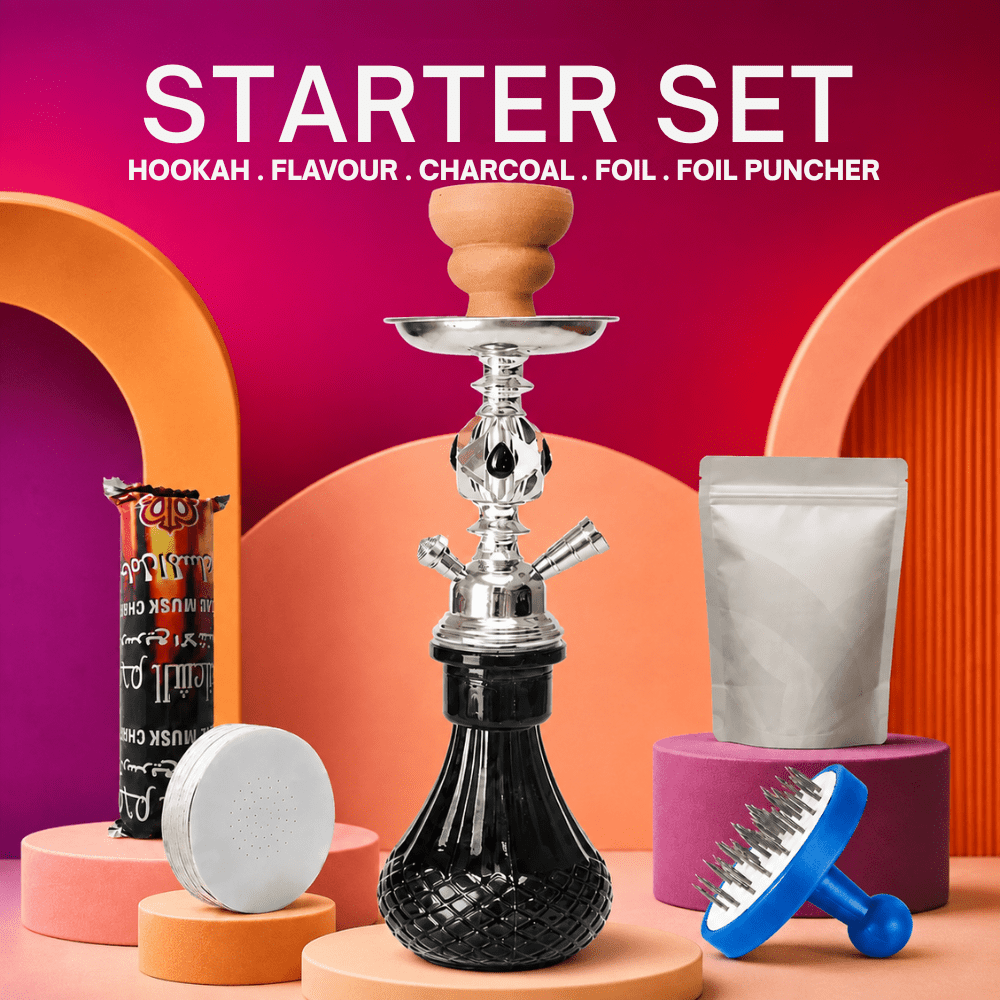 Shishaglass “The Vase” Complete Hookah Starter Set | Shisha Glass