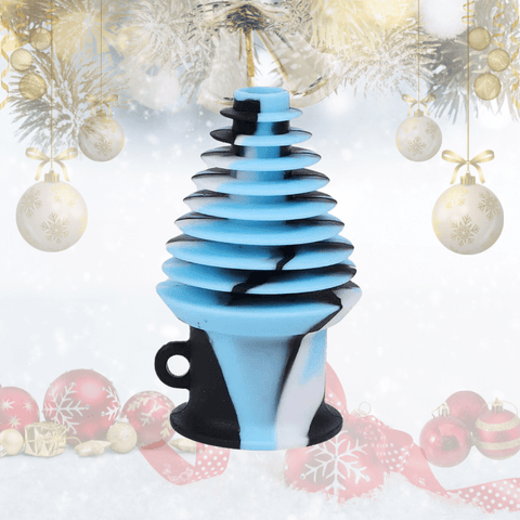 Shishaglass Titan Multicolor Vase Mouthtip Carbon Filter | Shisha Glass