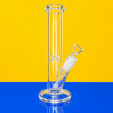 Shishaglass Transparent Straight Shisha Pipe Vase 25cm | Shisha Glass