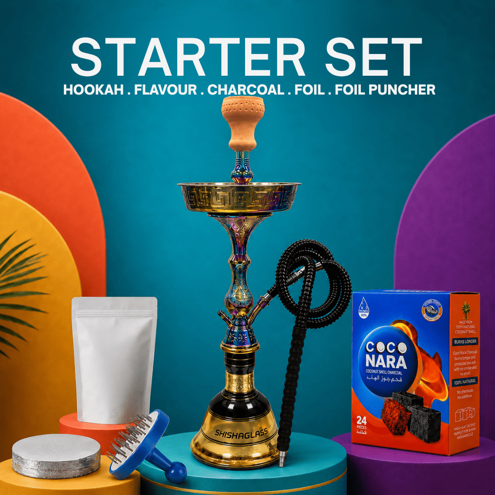 Shishaglass Z05 Complete Hookah Starter Set | Shisha Glass
