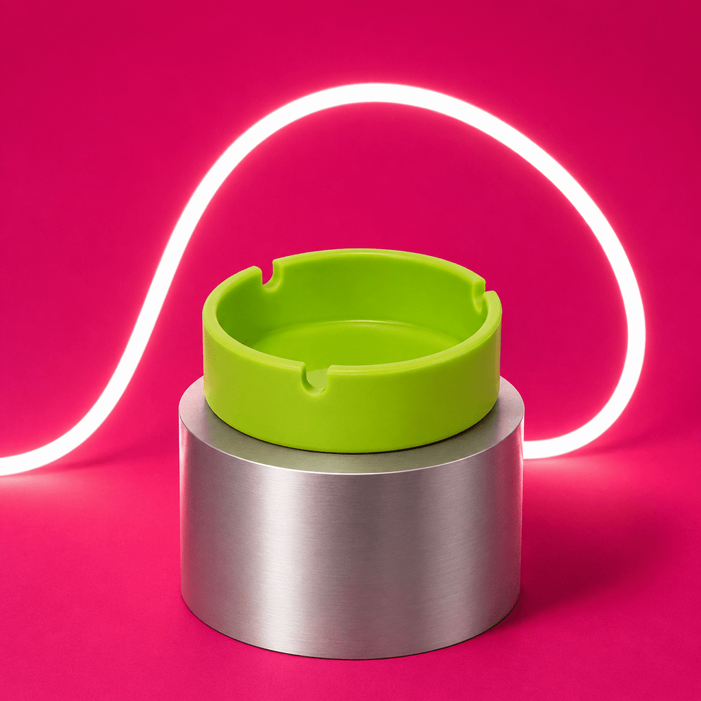Silicone Circle Ash Tray | Shisha Glass