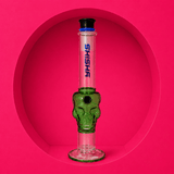 Skull Straight Waterpipe 25cm | Shisha Glass