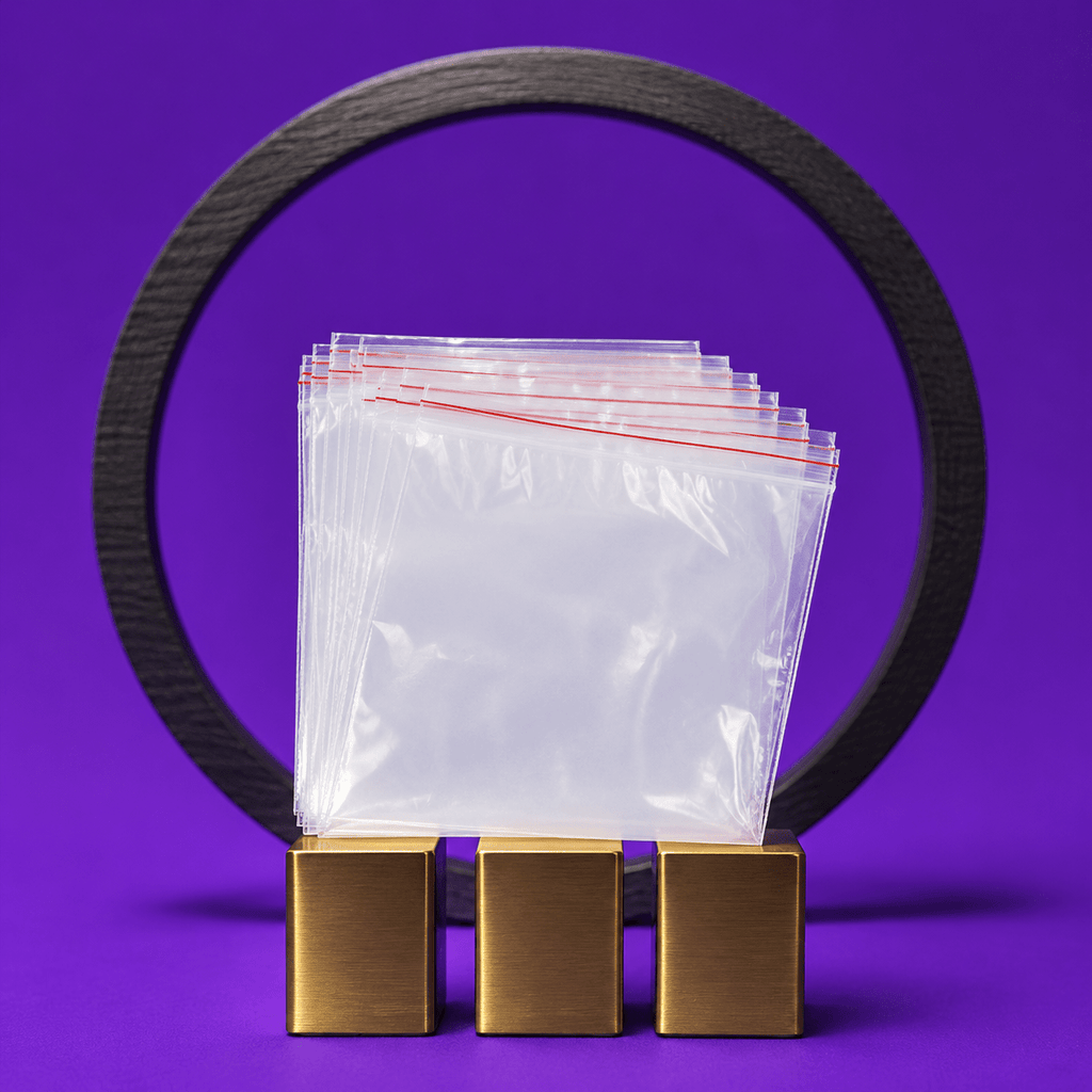 Small Plastic Bags 40x40 | Shisha Glass