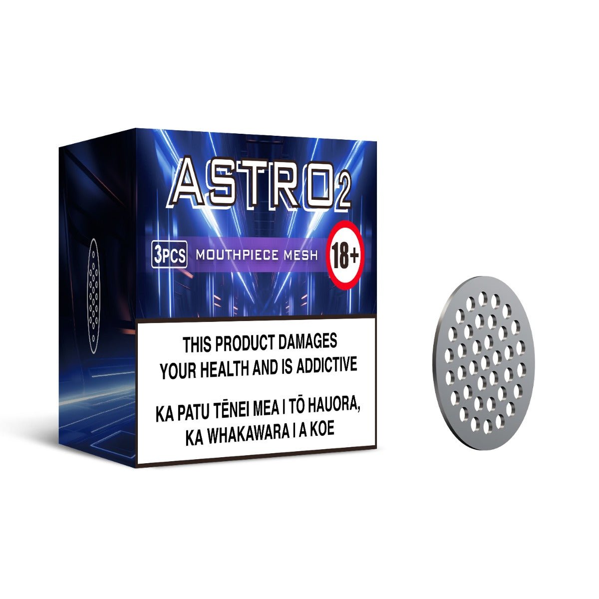 Smoka Astro 2 Mouthpiece Mesh 3pk | Shisha Glass