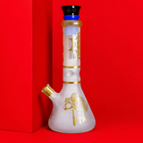 Spider-Man Beaker Base Glass Waterpipe With Ice Catcher 32cm | Shisha Glass