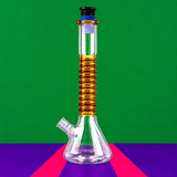 Spring Twister Beaker Base Glass Waterpipe 41cm | Shisha Glass