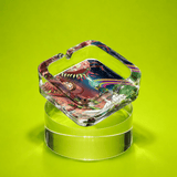 Square Glass Ash Tray | Shisha Glass