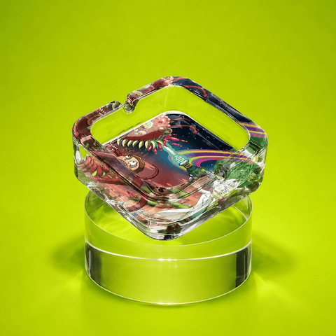 Square Glass Ash Tray | Shisha Glass