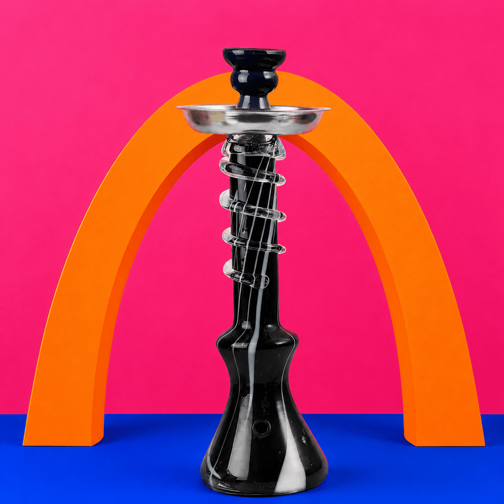 ST10 Coloured Twister Beaker Base Glass Waterpipe 35.5cm | Shisha Glass