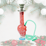 ST9 Coloured Skull Round Base Glass Waterpipe 30.4cm | Shisha Glass