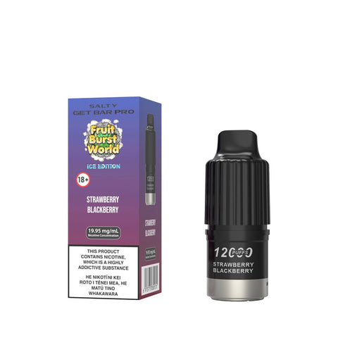 Strawberry Blackberry - Salty GET Bar PRO Replacement Pod | Shisha Glass