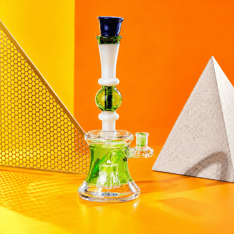 Stylish Glass Waterpipe with Percolator 23cm | Shisha Glass