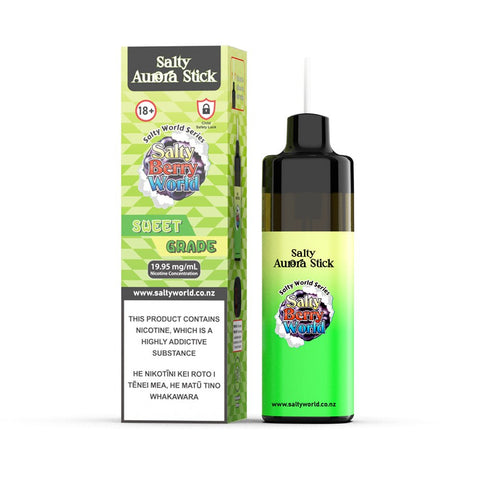 Sweet Grape - Salty AURORA STICK Disposable Vape | Shisha Glass