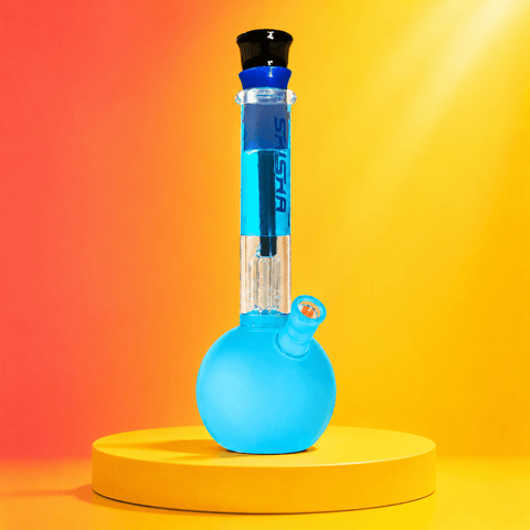 Tree Percolator Round Base Glass Waterpipe With Ice Catcher 26cm | Shisha Glass