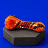 Twisting Lava Glass Smoking Pipe | Shisha Glass
