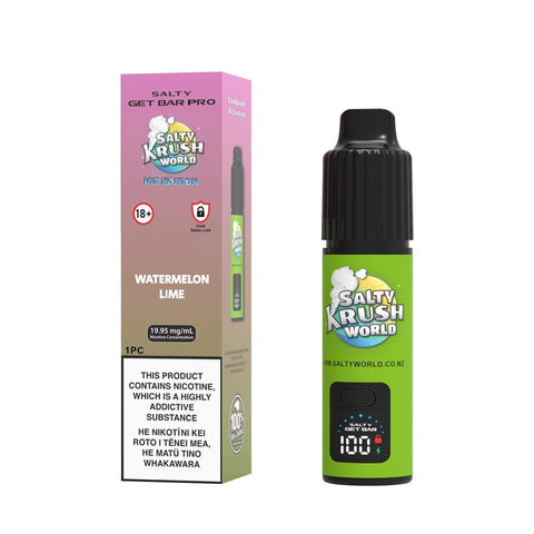 Watermelon Lime - Salty GET Bar PRO Disposable Vape | Shisha Glass