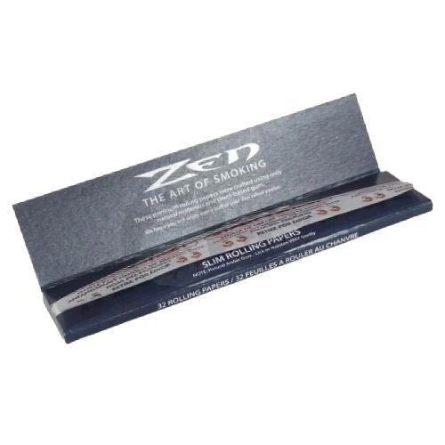 ZEN BLUE King Size Slim Rolling Papers | Shisha Glass