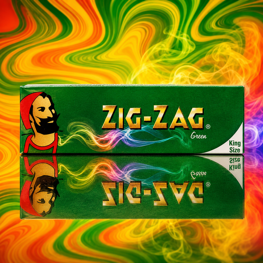 Zig-Zag Green King Size | Shisha Glass