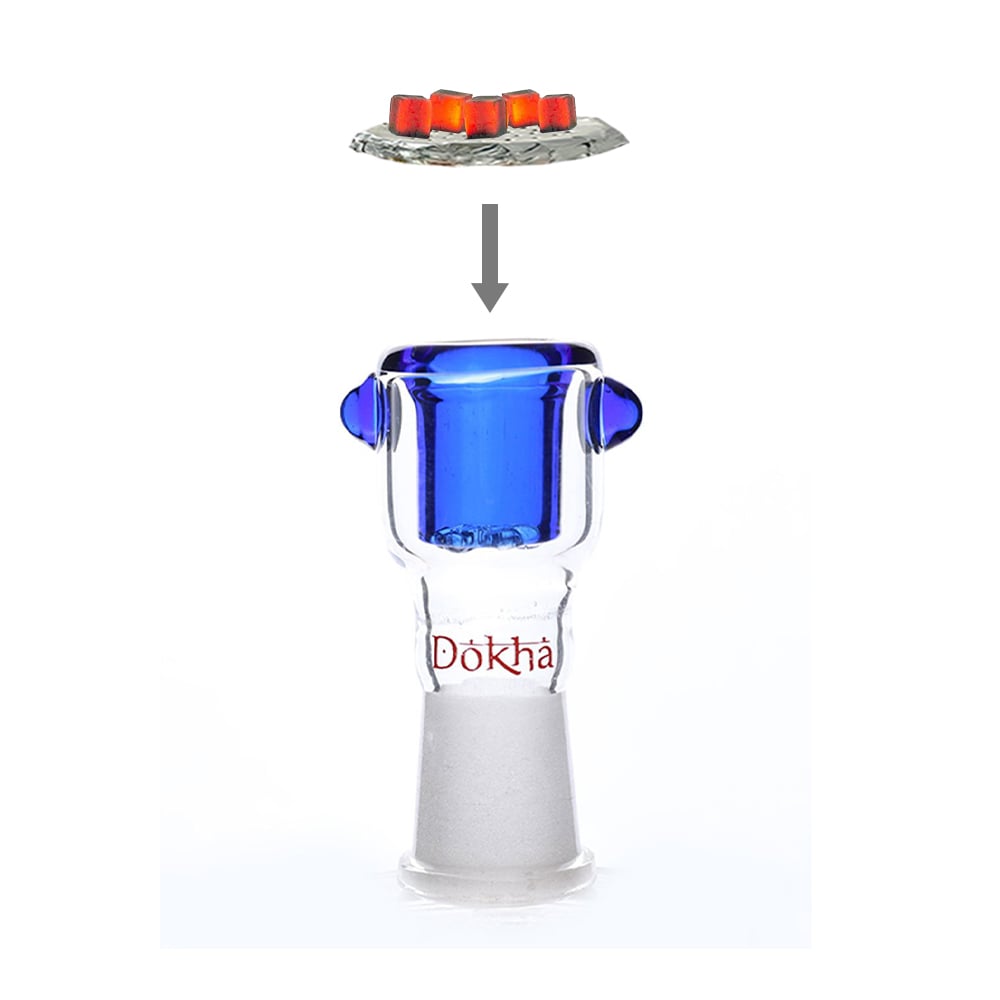 14mm Female Dokha Glass Shisha Bowl - Shisha Glass