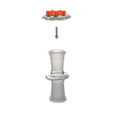 14mm/18mm Female to Female Glass Adapter GA022 - Shisha Glass