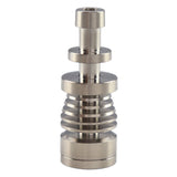14mm/18mm Male Titanium Domeless Concentrate with Plate | Shisha Glass