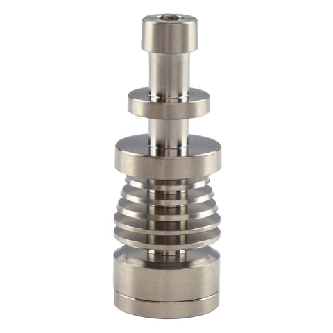14mm/18mm Male Titanium Domeless Concentrate with Plate | Shisha Glass