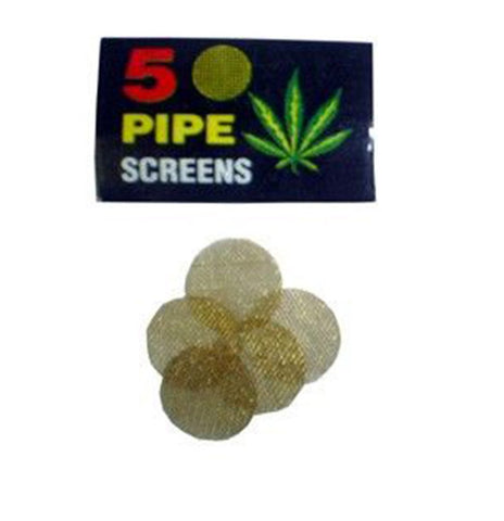 5 Pipe Mesh Brass 15mm 5 pieces | Shisha Glass