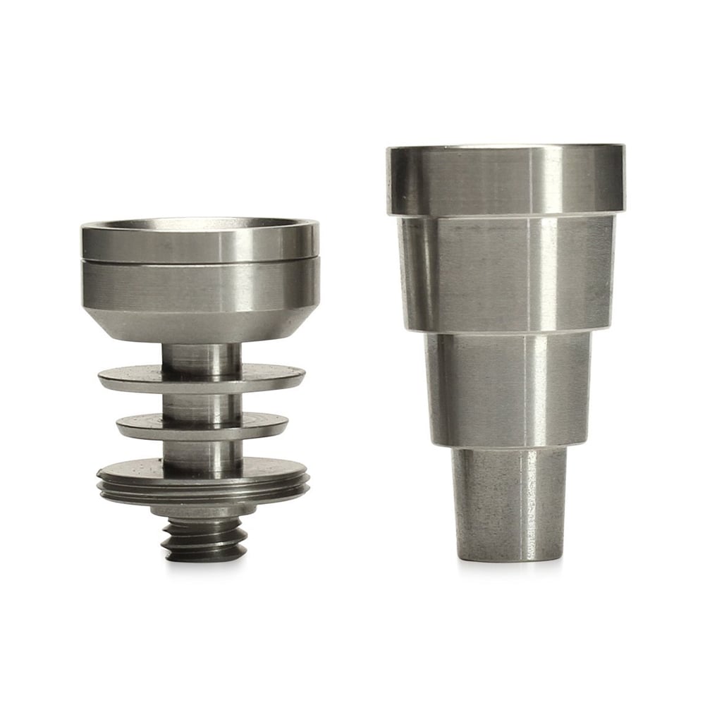 6-in-1 Universal Domeless Titanium Concentrate with Plate | Shisha Glass