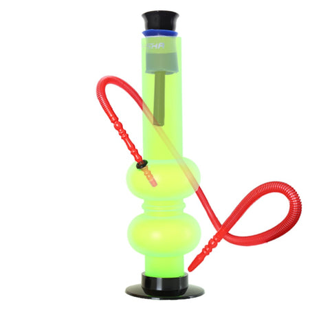 Acrylic Double Round Base Bong 30cm - Shisha Glass