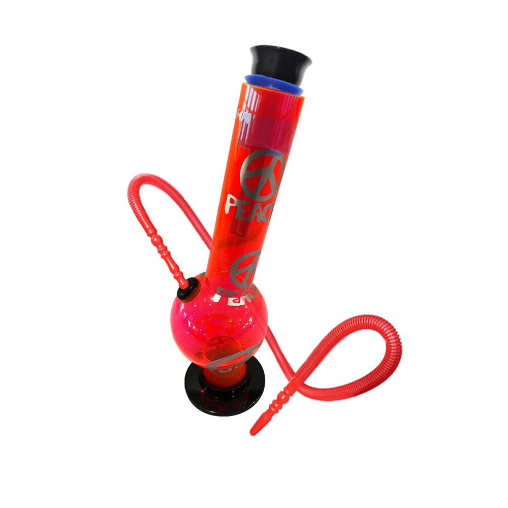 Acrylic L2 Round Base Bong 20cm - Shisha Glass