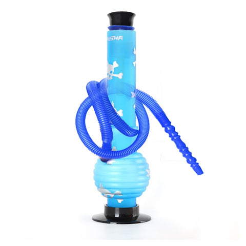 Acrylic Round and Reverse Beaker Bong 32cm - Shisha Glass