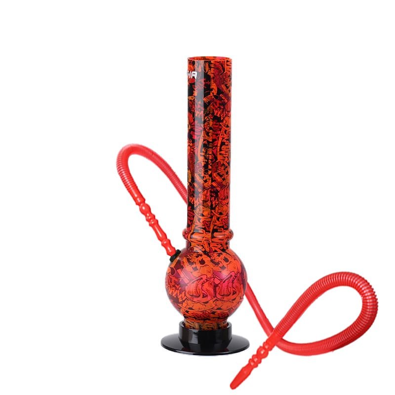 Acrylic Shisha Glass Plastic Mixed Color M5 Bong 32cm - Shisha Glass