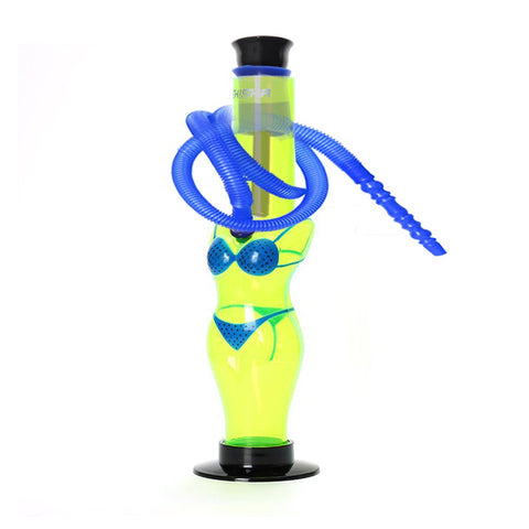 Acrylic Straight Base Bikini Bong 32cm - Shisha Glass