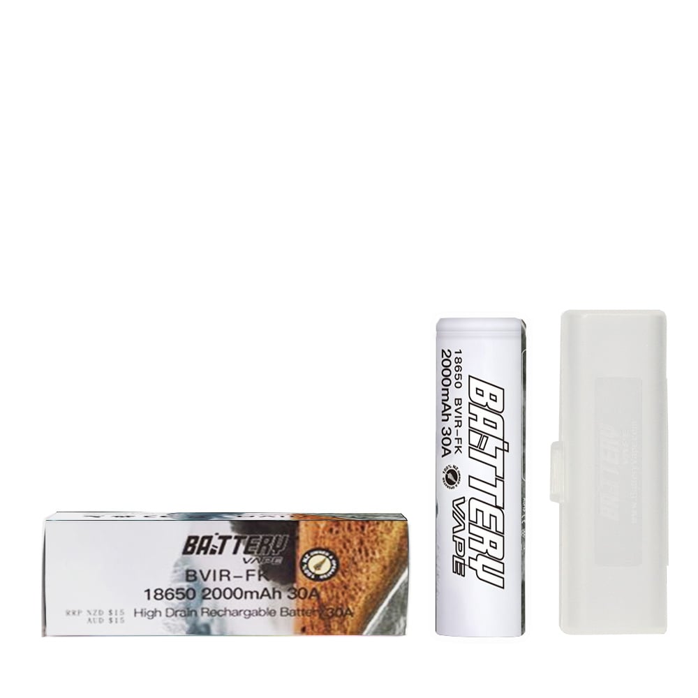 Battery Vape 18650 Battery 2000mah 30A BVIR-FK - Shisha Glass