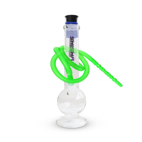 Bubble Round Base Glass Bong With Ice Catcher 31cm - Shisha Glass