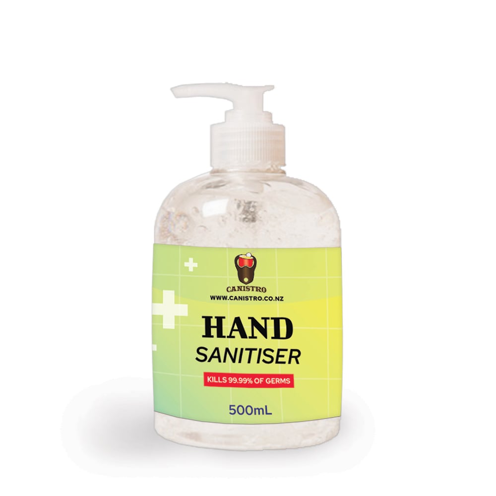 Canistro Hand Sanitiser 500ml - Shisha Glass