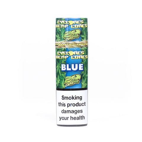 Cyclone Hemp Blue 2pk - Shisha Glass