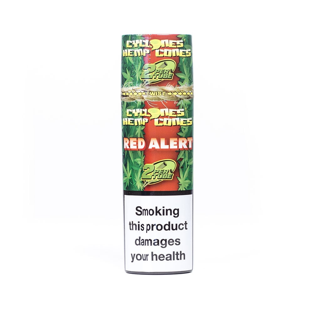 Cyclone Hemp Red Alert 2pk - Shisha Glass