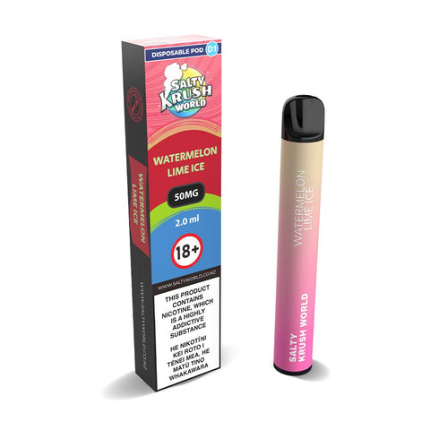 D1 Disposable Vape Watermelon Lime Ice - Shisha Glass