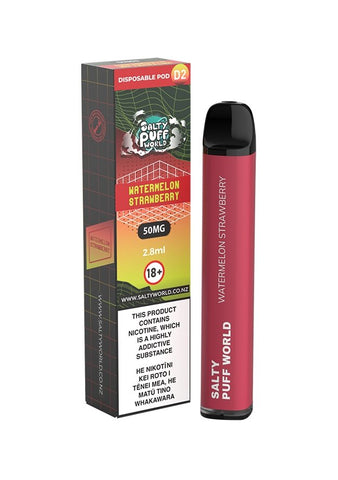 D2 Disposable Vape Watermelon Strawberry - Shisha Glass
