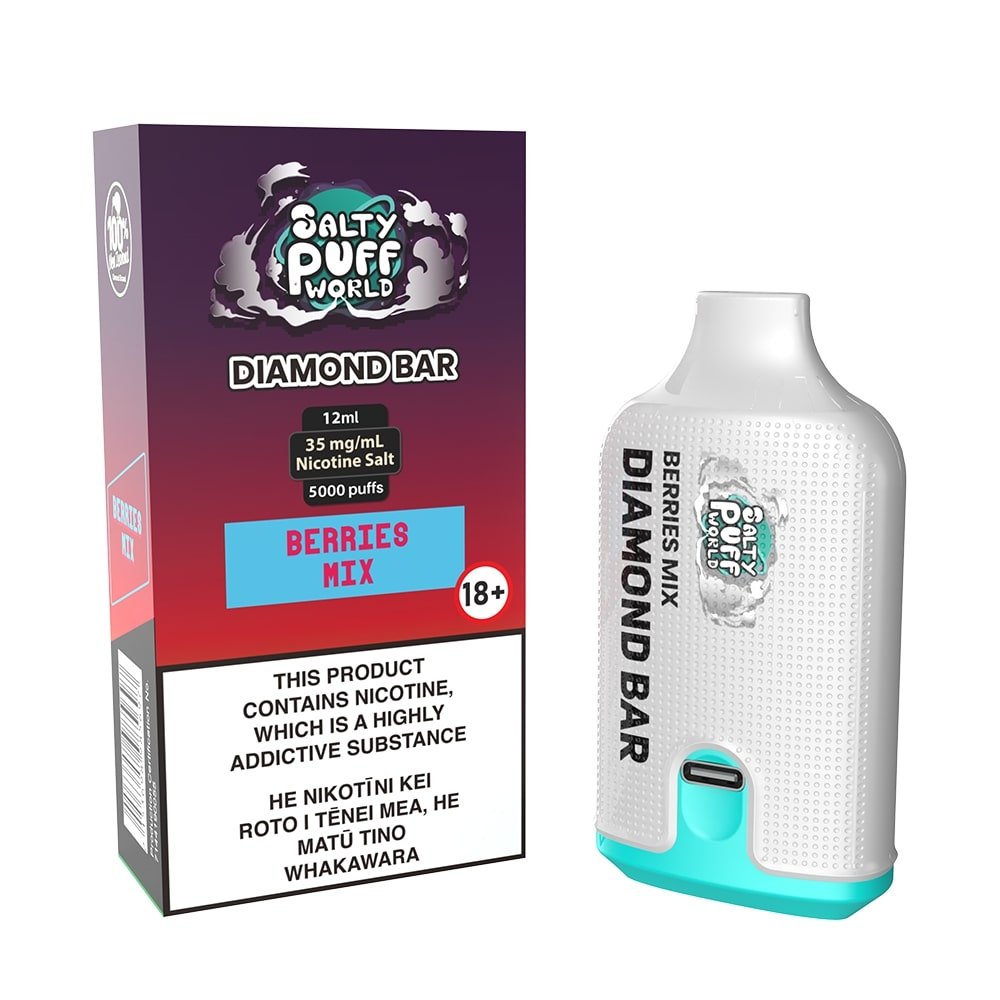 Diamond Bar Berries Mix Disposable Vape - Shisha Glass