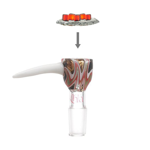 Dokha Aqua Shisha Bowl 14mm - Shisha Glass