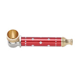 Dokha Colored Brass Metal Smoking Pipe 7.6cm | Shisha Glass