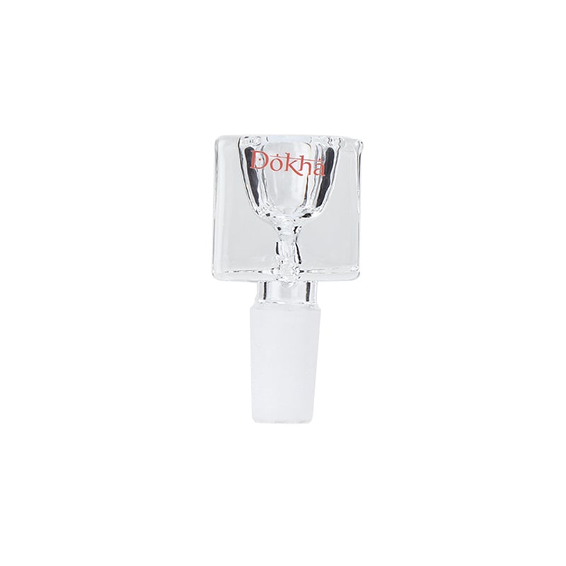 Dokha CUBIC Bowl Drop Cone Glass Pipe 14mm - Shisha Glass