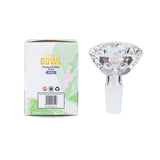 Dokha Diamond Shine Bowl Drop Cone Glass Pipe 14mm - Shisha Glass