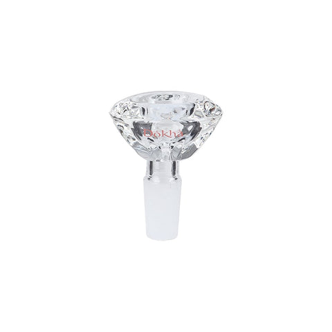 Dokha Diamond Shine Bowl Drop Cone Glass Pipe 14mm - Shisha Glass